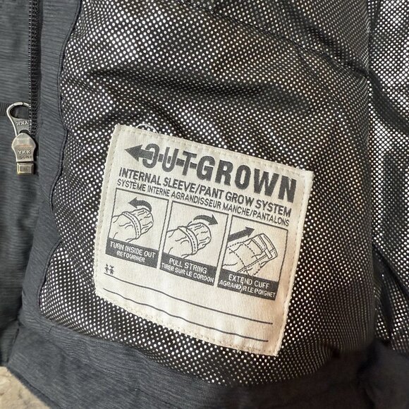 COLUMBIA Girls NORDIC STRIDER Jacket Waterproof Insulated Hooded Small 7-8 Gray - Picture 9 of 11